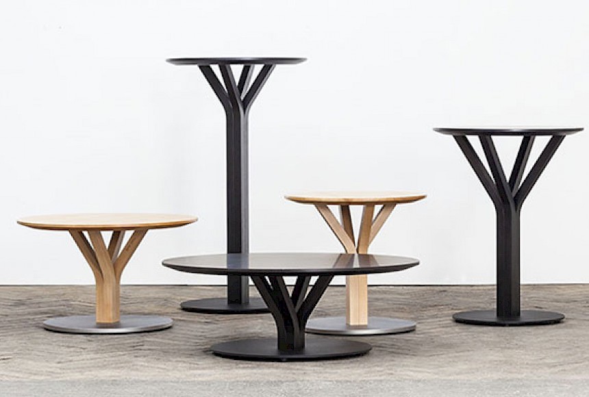 BLOOM modeli stolova TON - cvjetni stolovi izgledom podsjećaju na stabla